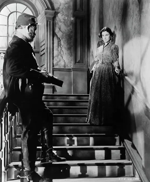 Framed Print : Scarlett, Soldier On Stairs;'Gone W / Wind Framed Print : Scarlett, Soldier On Stairs;'Gone W / Wind