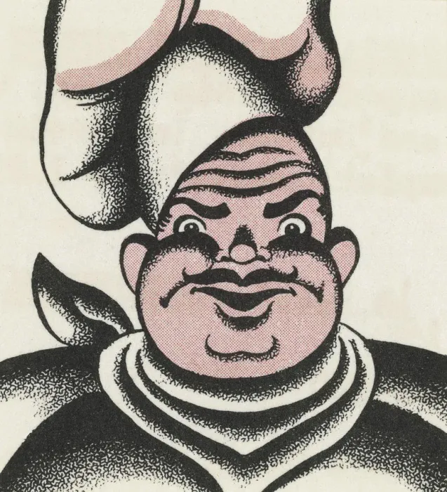 Framed Print : Scary Chef