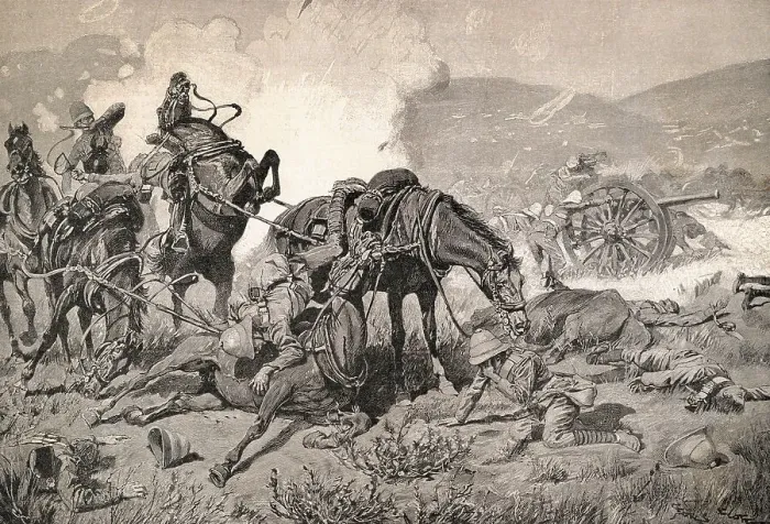 Framed Print : Scene from Boer War Framed Print : Scene from Boer War