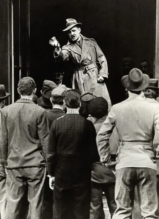 Framed Print : Scene from Brecht's The Resistible Rise of Arturo Ui