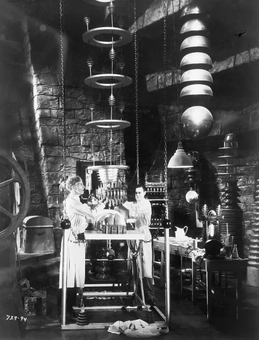 Framed Print : Scene From Bride of Frankenstein Framed Print : Scene From Bride of Frankenstein