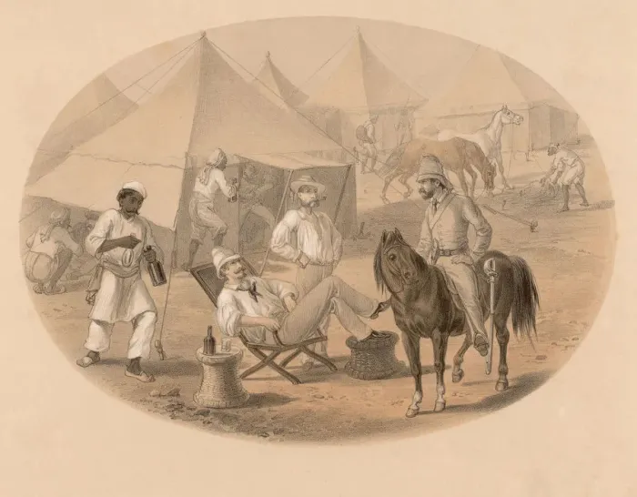 Framed Print : A Scene In Camp Framed Print : A Scene In Camp
