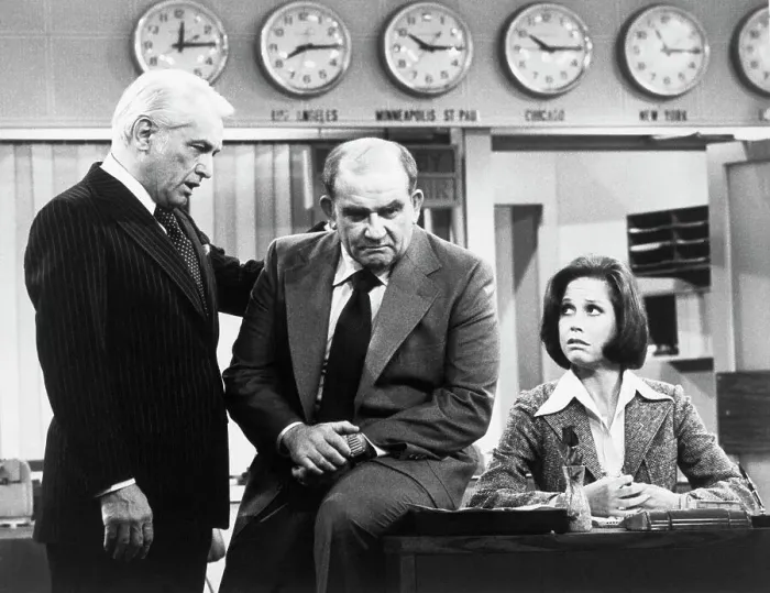 : Scene from Final Episode of The Mary Tyler Moore Show : Scene from Final Episode of The Mary Tyler Moore Show