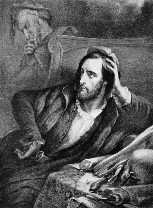 Framed Print : A Scene From Goethe'S Poem Faust Framed Print : A Scene From Goethe'S Poem Faust