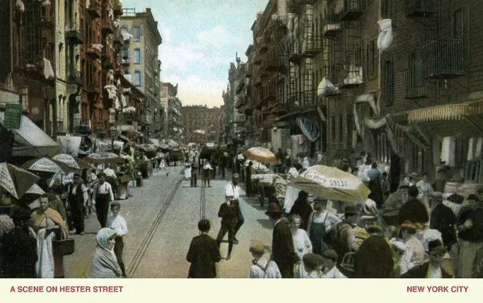 Framed Print : A Scene on Hester Street Framed Print : A Scene on Hester Street