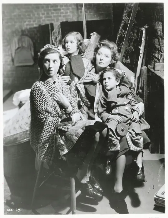 Framed Print : Scene from The Miniver Story Framed Print : Scene from The Miniver Story