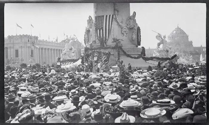 Framed Print : Scene of Opening Day Ceremonies at St. Louis Exposition Framed Print : Scene of Opening Day Ceremonies at St. Louis Exposition