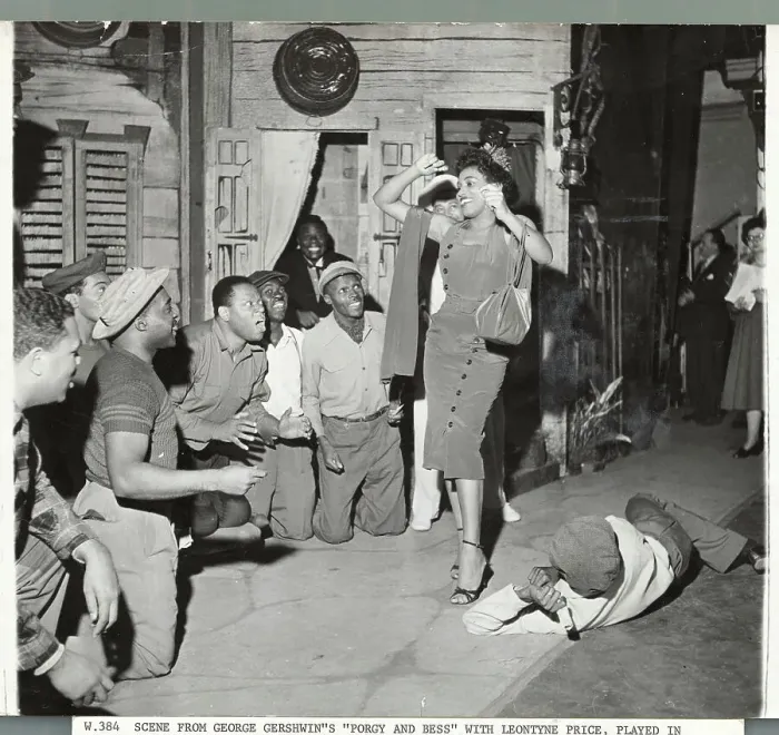 Framed Print : Scene in Porgy and Bess