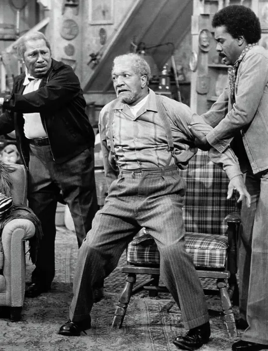Framed Print : Scene from Sanford and Son Television Show Framed Print : Scene from Sanford and Son Television Show
