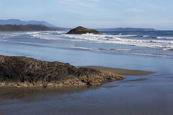 Scenery And Waves At Long Beach In Pacific Rim National Park Near Tofino