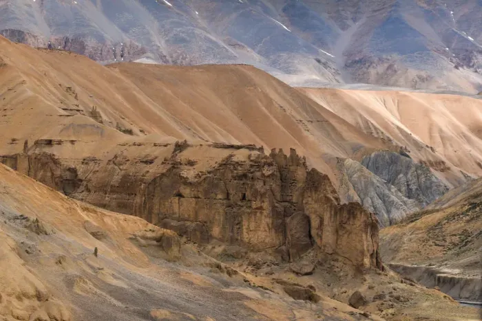 Framed Print : Scenic view of arid climate Sand stone mountain on the way to leh city, jammu and kashmir, india Framed Print : Scenic view of arid climate Sand stone mountain on the way to leh city, jammu and kashmir, india