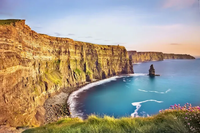 Framed Print : Scenic View Of Cliffs Of Moher, Liscannor, Ireland Framed Print : Scenic View Of Cliffs Of Moher, Liscannor, Ireland
