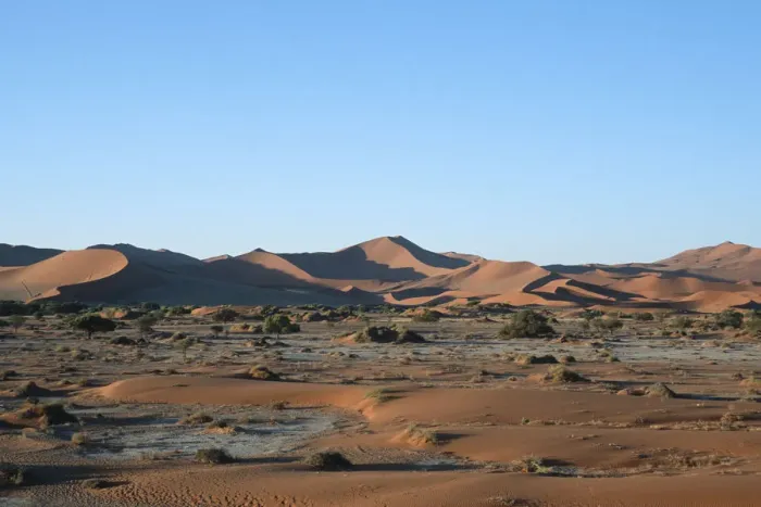 Framed Print : Scenic View of Desert Dunes