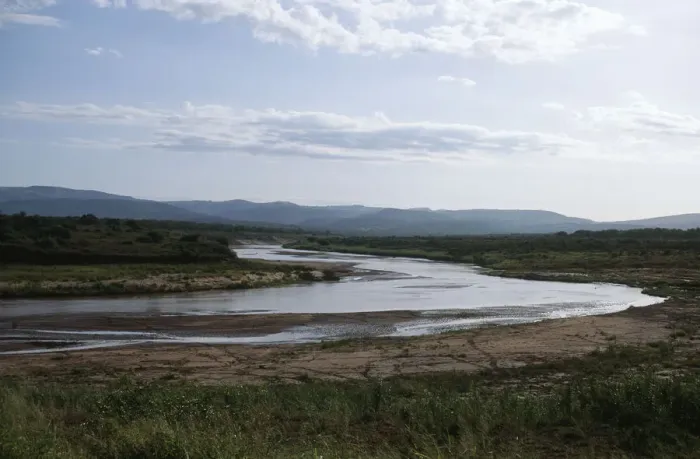 Framed Print : Scenic View of the Meandering Umfolozi River Framed Print : Scenic View of the Meandering Umfolozi River