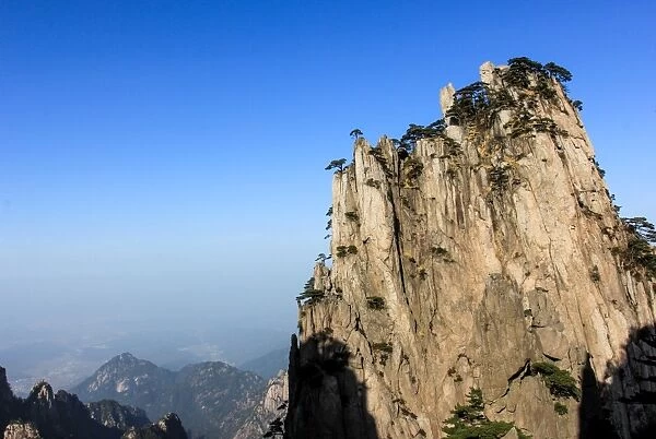 Scenic view of Mount Huangshan (Yellow Mountain or Mt. Huangshan), Anhui Province, China