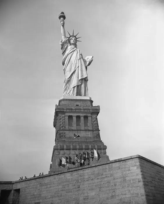 Framed Print : Scenic View of Statue of Liberty Framed Print : Scenic View of Statue of Liberty