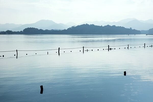 Scenic View Of the West Lake in the morning, Hangzhou