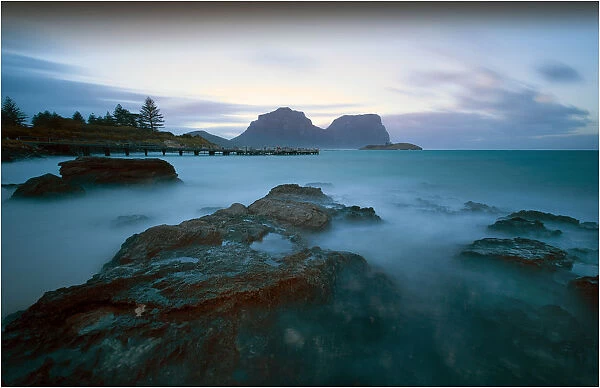 Scenically beautiful and a world heritage designated location, Lord Howe Island lies between the South Pacific ocean and the Tasman sea off the coast of New South Wales, Australia