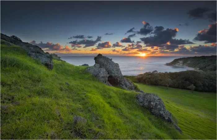 Framed Print : Scenically beautiful and a world heritage designated location, Lord Howe Island lies between the South Pacific ocean and the Tasman sea off the coast of New South Wales, Australia Framed Print : Scenically beautiful and a world heritage designated location, Lord Howe Island lies between the South Pacific ocean and the Tasman sea off the coast of New South Wales, Australia