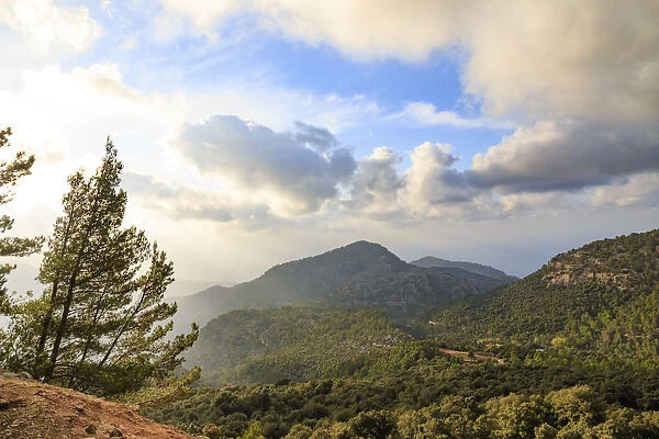 Scenics landscape of Serra de Tramuntana mountains, Mallorca, Balearic Islands, Spain