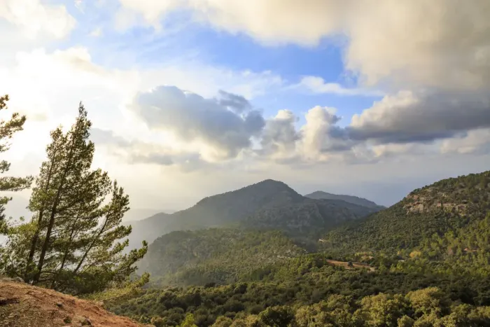 Framed Print : Scenics landscape of Serra de Tramuntana mountains, Mallorca, Balearic Islands, Spain