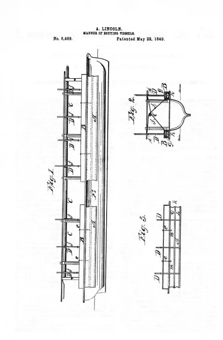 Framed Print : Schematic Drawing Lincolns Buoy Patent Framed Print : Schematic Drawing Lincolns Buoy Patent