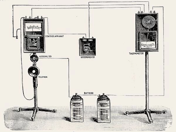 Schematic of a telephone station