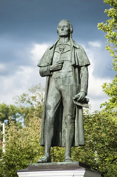 Schiller monument, at the Comedy House, Zentralrajon, Kaliningrad, Kaliningrad Oblast, Russia