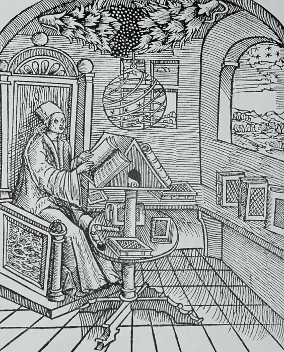 Framed Print : Scholar Studying Framed Print : Scholar Studying