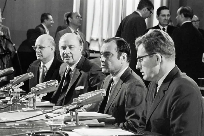 Framed Print : US Scholars at Committee Hearing Framed Print : US Scholars at Committee Hearing