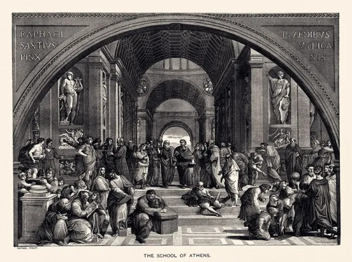 Framed Print : THE SCHOOL OF ATHENS (XXXL) Framed Print : THE SCHOOL OF ATHENS (XXXL)