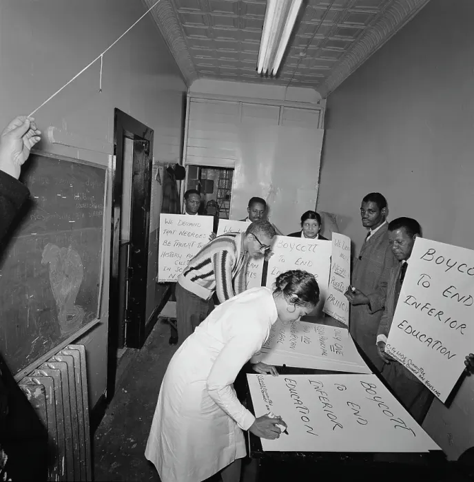Framed Print : School Boycott Framed Print : School Boycott