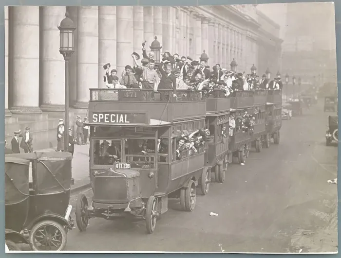 Framed Print : School Boys Riding in Double Decker Bus Framed Print : School Boys Riding in Double Decker Bus