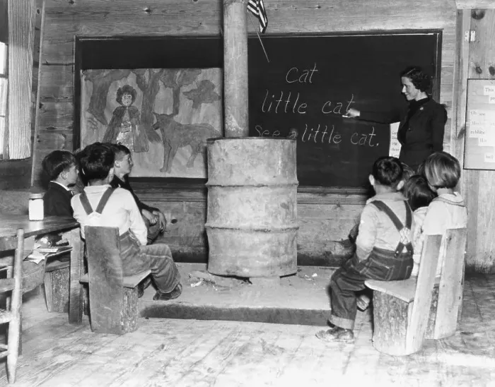 Framed Print : School Room In A Rural Area Framed Print : School Room In A Rural Area