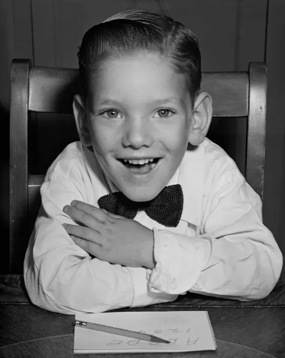 Framed Print : Schoolboy at desk Framed Print : Schoolboy at desk