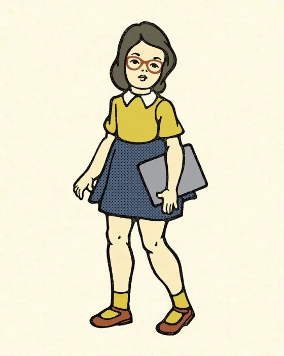 Framed Print : Schoolgirl Framed Print : Schoolgirl