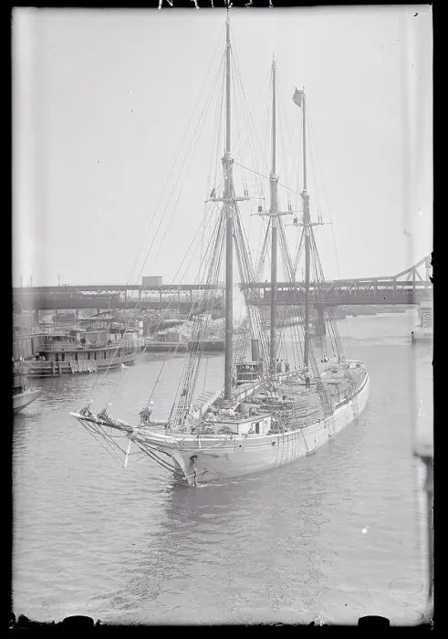 Framed Print : Schooner Suspected of Carrying Liquor During Prohibition Framed Print : Schooner Suspected of Carrying Liquor During Prohibition