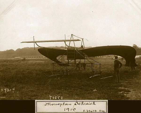 Schreick. 6th October 1910: The monoplane Diapason of unique wing shape