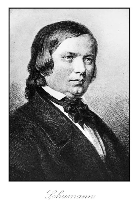 Framed Print : Schumann engraving Framed Print : Schumann engraving
