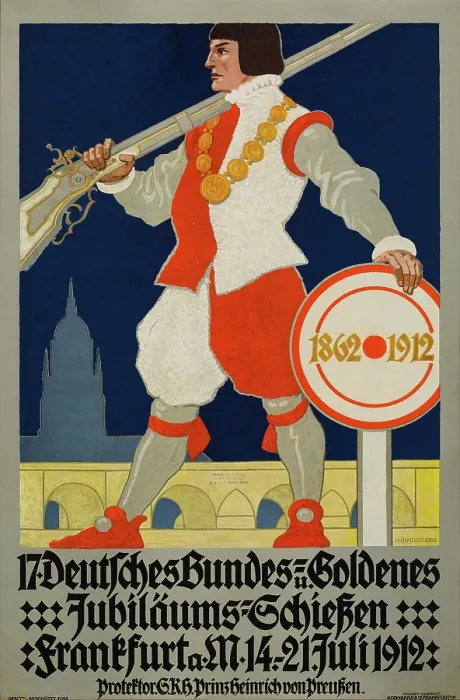 Framed Print : Schützenfest: Frankfurt am Main Golden Jubilee Framed Print : Schützenfest: Frankfurt am Main Golden Jubilee