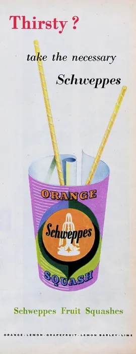 Framed Print : Schweppes Orange Squash Framed Print : Schweppes Orange Squash