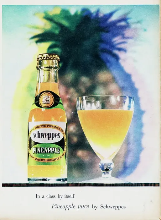 Framed Print : Schweppes Pineapple Juice