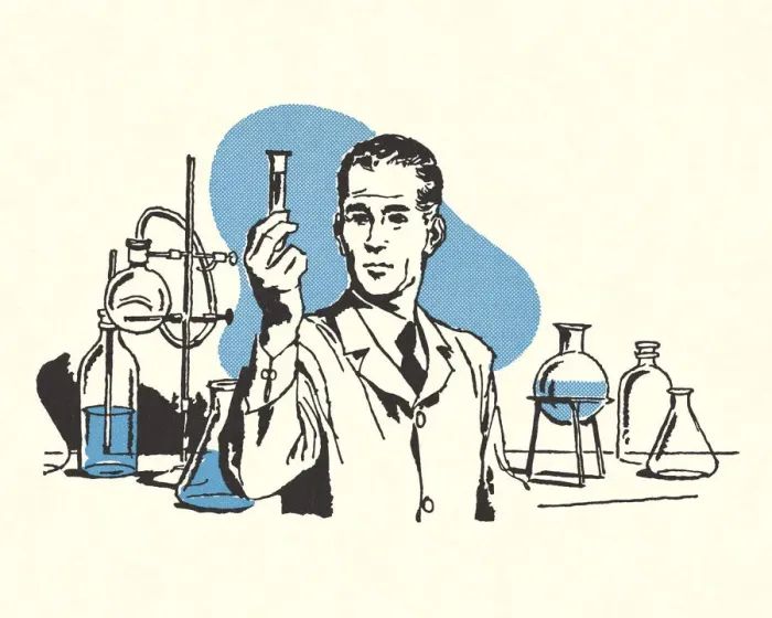 Framed Print : Scientist in a Chemistry Lab Framed Print : Scientist in a Chemistry Lab