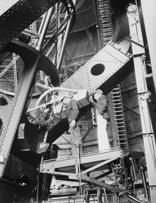 Framed Print : Scientists Lookingh Through Telescope Framed Print : Scientists Lookingh Through Telescope