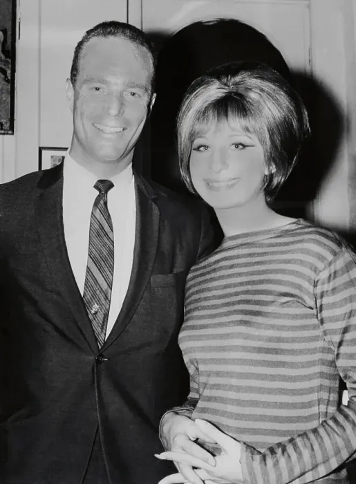 Framed Print : Scott Carpenter with Barbra Streisand Framed Print : Scott Carpenter with Barbra Streisand