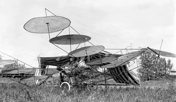 Framed Print : Scott Flying Machine