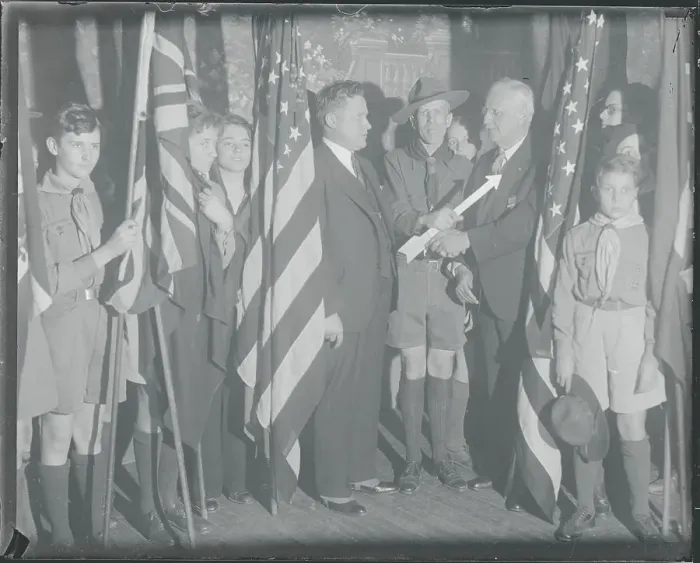 Framed Print : Scout and Rotary Club Notables