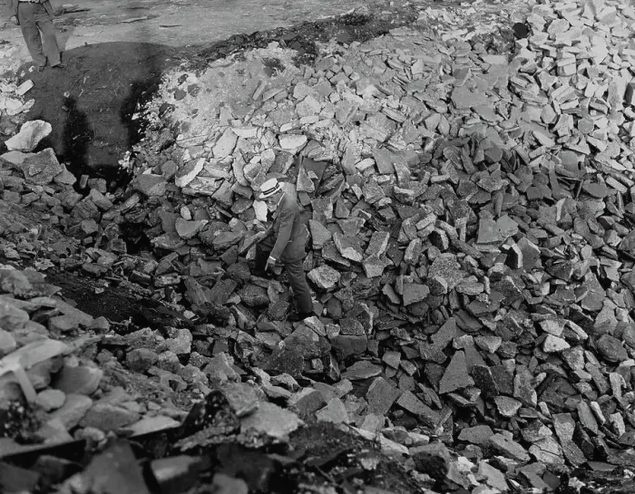Framed Print : Scrapyard Location Of Torso Killer Victim Framed Print : Scrapyard Location Of Torso Killer Victim