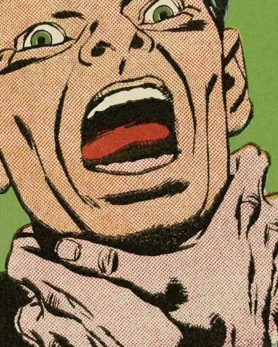 Framed Print : Screaming Man Framed Print : Screaming Man