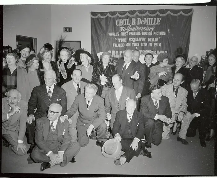 Framed Print : Screen Notables Celebrate Anniversary of The Squaw Man Framed Print : Screen Notables Celebrate Anniversary of The Squaw Man